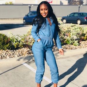 Jean jumpsuit !